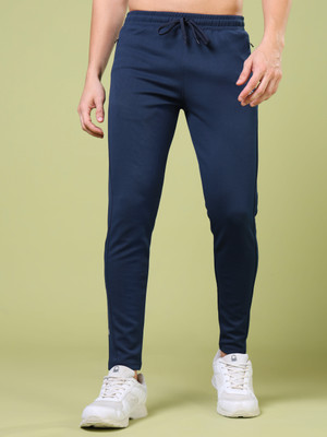TECHNOSPORT Solid Men Blue Track Pants