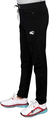 ALLSAH CREATION Solid Men Black Track Pants