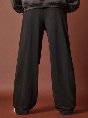 Daphne Maurier Solid Men Black Track Pants