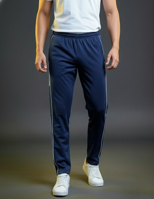 GAUTAM SPORTS Solid Men Black Track Pants