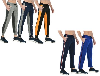 Indistar Colorblock Men Multicolor Track Pants