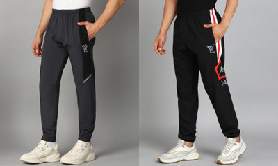 YUNEK Printed Men Multicolor Track Pants
