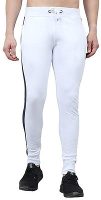 Texman Striped Men Grey Track Pants