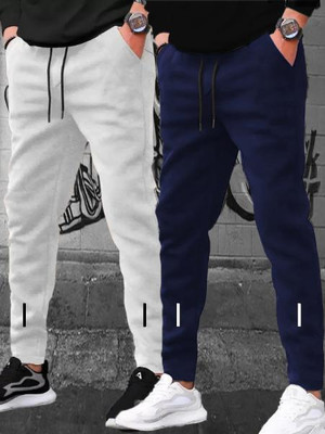 PKB garments Printed Men Grey, Dark Blue Track Pants