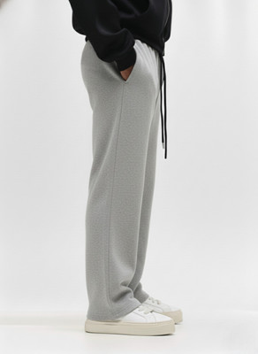 Dockstreet Striped Men Grey Track Pants