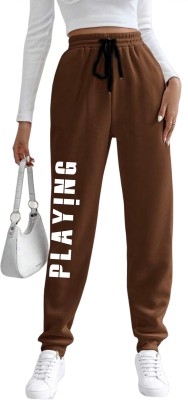 TABADTOD ENTERPRISES Printed Women Brown Track Pants