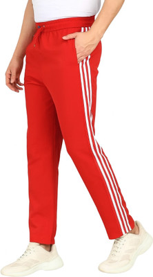 tedwoods Solid Men & Women Red Track Pants