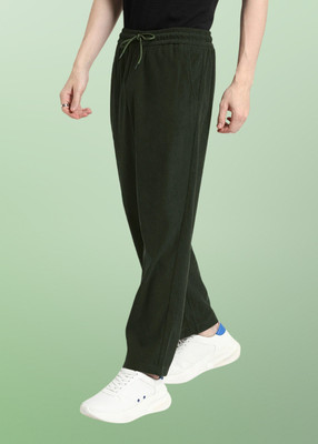 SUN BEAUTY FASHIONISTA HUB Regular Fit Men Dark Green Trousers