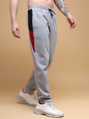 TOXA Solid Men Grey Track Pants