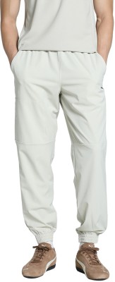 PUMA Solid Men Beige Track Pants