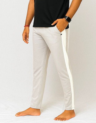 MAANU Solid Men Grey Track Pants