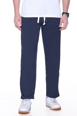Colors & Blends Striped Men Blue Track Pants