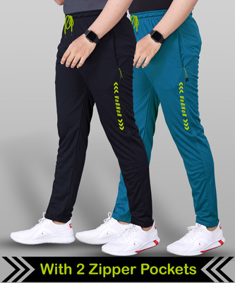 VeBNoR Printed Men Black, Blue Track Pants