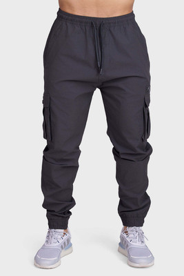 FuaarK Solid Men Grey Track Pants