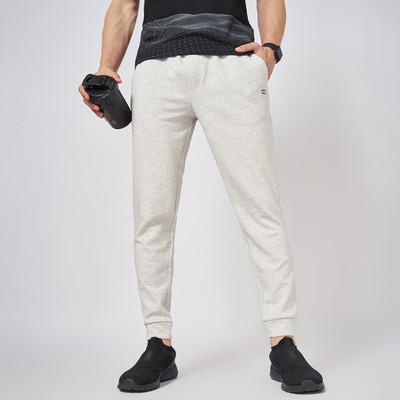 Ajile By Pantaloons Solid Men Grey Track Pants