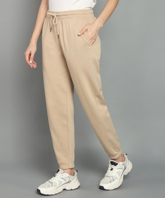 Alan Jones Solid Women Brown Track Pants