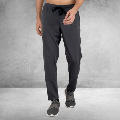 DIHOX Solid Men Grey Track Pants