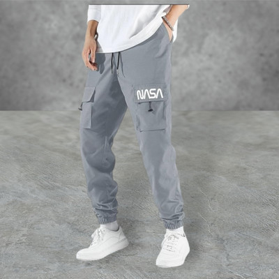 THE SARTHI FASHION WORLD Solid Men Grey Track Pants