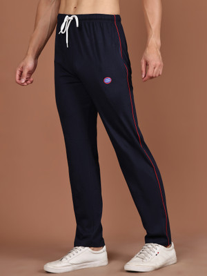 VIMAL JONNEY Solid Men Dark Blue Track Pants