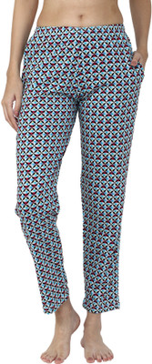 Dyca Printed Women Blue Track Pants