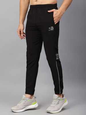 Only Black Solid Men Black Track Pants