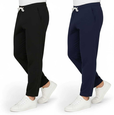 Inzu Enterprises Self Design Men Black, Blue Track Pants
