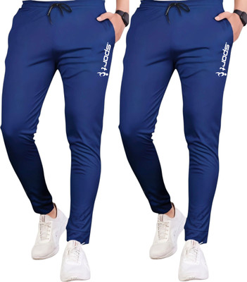 AJTROUSER Printed Men Multicolor Track Pants