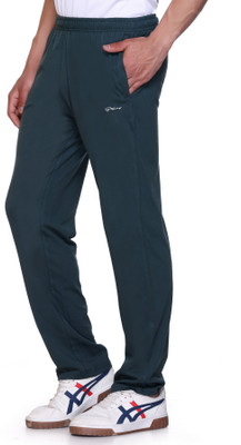 A&Y Solid, Printed Men Dark Green Track Pants