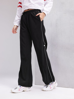 HRX by Hrithik Roshan Solid Women Black Track Pants
