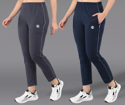 ASDF Solid Women Multicolor Track Pants