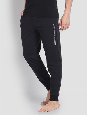 U.S. POLO ASSN. Printed Men Black Track Pants