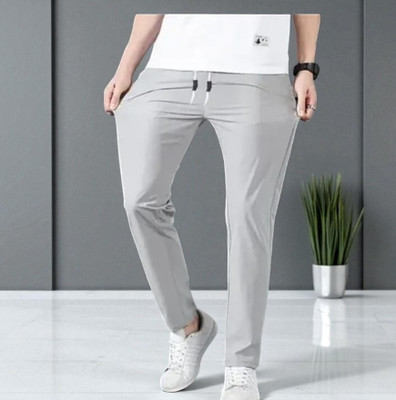 U GENIUS SPORTS Solid Men Grey Track Pants