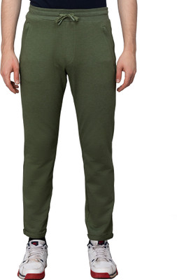 Macho Sporto Solid Men Olive Track Pants