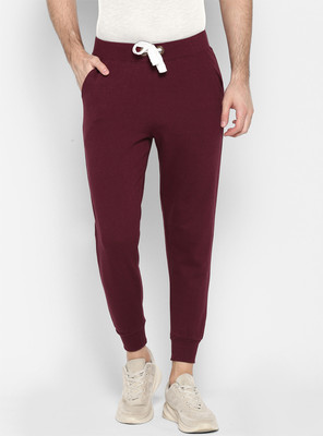 METRONAUT Solid Men Maroon Track Pants