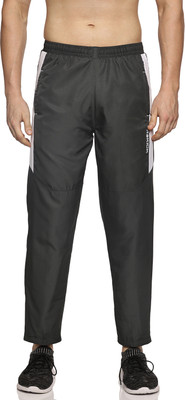 Prokick Solid Men Grey Track Pants