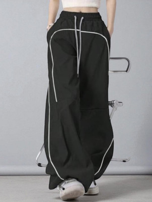 RameenFashion Solid Women Dark Green Track Pants