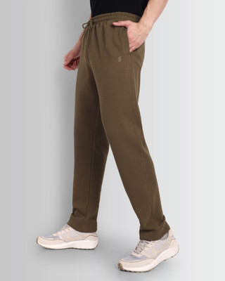 DCYPHR Solid Men Brown Track Pants