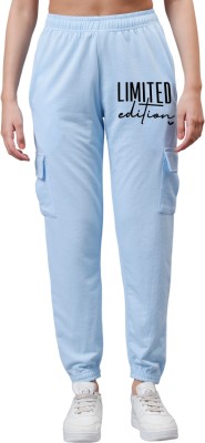 rudra enterprises Printed Men Light Blue Track Pants