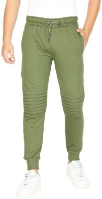 LAWMAN Solid Men Green Track Pants