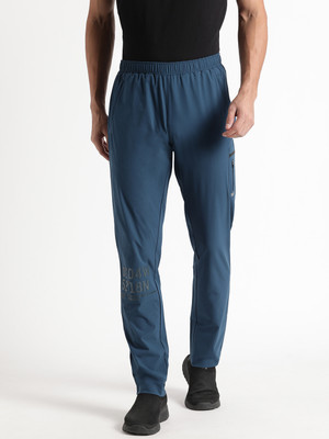 Wildcraft Printed Men Blue Track Pants
