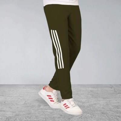 Covett Solid Men Grey Track Pants