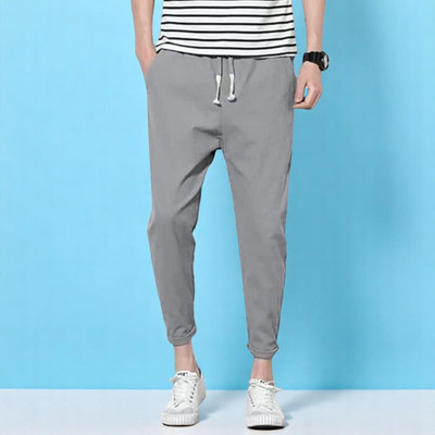 LALWANI COLLECTION Solid Men Grey Track Pants