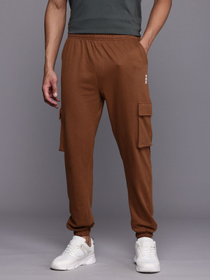 HRX by Hrithik Roshan Solid Men Brown Track Pants