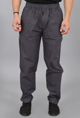 Cargo Sports Solid Men Grey Track Pants