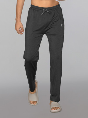 XYXX Ace Intellisoft Micro Modal Solid Lounge Solid Men Grey Track Pants