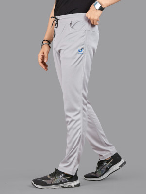 ISUEL FAB Solid Men Grey Track Pants