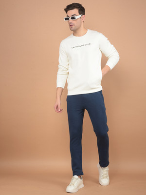 CRIMSOUNE CLUB Solid Men Blue Track Pants