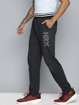 HRX by Hrithik Roshan Printed Men Grey Track Pants