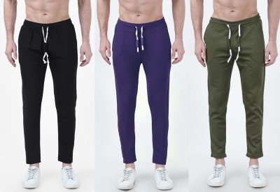 kushwaha fashion point Solid Men Purple, Olive, Black Track Pants