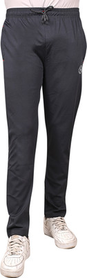 UnityVibe Solid Men Grey Track Pants